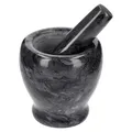Produktbild: Küchenmörser Marmoroptik Schwarz 10cm