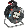 Produktbild: Brennenstuhl Garant V2 Kabeltrommel 25m Kabel (Made in Germany, 4 Schutzkontakt-Steckdosen, Überhitzungsschutz, Trommelkörper aus Spezialkunststoff)