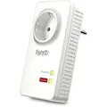 Produktbild: FRITZ!Powerline 1220 Einzeladapter Mit integrierter Steckdose, bis zu 1.200 MBit/s, 2x Gigabit LAN