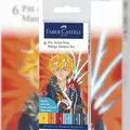 Produktbild: Faber Castell Tuschestift Pitt Artist Pen Manga 6er Shônen