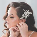 Produktbild: Hochzeitshaarkämme Kopfschmuck Strass Braut Haarschmuck für Frauen und Mädche...
