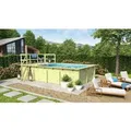 Produktbild: Karibu Pool 2 44 mm Set KDI mit Sonnenterrasse