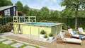 Produktbild: Karibu Rechteckpool Massivholzpool kdi Schwimmbecken Gartenpool, Massivholz, witterungsbeständig, wetterfest
