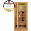 Produktbild: Artsauna Infrarotkabine Nyborg S90V, für 1 Personen, Hemlockholz, HiFi-System, Ionisator, LED-Farblicht beige|braun