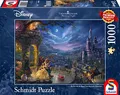 Produktbild: Schmidt Spiele 59484 Thomas Kinkade, Disney Die Schöne und das Biest, Tanz im Mondlicht, 1000 Teile Puzzle