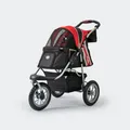 Produktbild: InnoPet® Hundebuggy Comfort EFA ECO Hundewagen IPS-071/RB rot/schwarz off road
