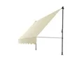Produktbild: Juskys Klemmmarkise Kapstadt 250x120 cm - Höhenverstellbar, ohne Bohren, wasserabweisend - Beige