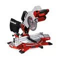Produktbild: Einhell Akku-Kappsäge TE-MS 18/210 Li-Solo Power X-Change (18 V, max. 60 mm x 120 mm Schnitttiefe/-breite, Ø 210 mm Sägeblatt, neigbarer Sägekopf, Laser, ohne Akku)