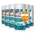 Produktbild: 2-Phasen Multitabs 6in1 200g - 6x1kg - von BAYZID für Pool Wasseraufbereitung