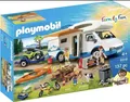 Produktbild: PLAYMOBIL Familiy Fun 9318 Camping Set 137 Teile Spielzeugauto mit Anhänger