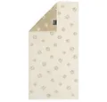 Produktbild: Cawö Badetücher Handtuch We love Dogs Pfoten Paws Natur Beige (50x100cm)