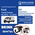 Produktbild: Für FORD Transit Custom Typ V362 06.2016-12.2023 AHK abn. +13pol sp. E-Satz TOP