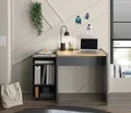Produktbild: Home affaire Büromöbel-Set CITY/GiRON, modernes Design, Homeoff., Büro in zwei Farben/Wotan Eiche, (Set, 2-tlg), enthält Schreibtischunterschrank, Schreibtisch, wohnliches Home Office