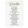 Produktbild: bsb Dankeschön Karte - Dankeskarten in 11,5 x 17,0 cm - schöne Karte Danke mit herzlichem Text Motiv - liebevolle Danke-Karte - Dankeskarten Hochzeit & Co. - Danke Karten mit Umschlag