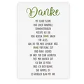 Produktbild: Dankeskarten 11.5x17 cm - Herzlicher Text &