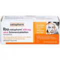 Produktbild: IBU-RATIOPHARM 400 mg akut Schmerztbl.Filmtabl. 50 St