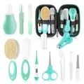 Produktbild: WXA Baby Healthcare and Grooming Kit with Nail Clippers, Scissors, Infant Grooming Kit for Newborns (18 in 1, Green)