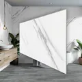 Produktbild: XL-Wandpaneele Klebefliesen Packung mit 2,16 m² - 3 Stück | Wandverkleidung Bad Dusche Küchenrückwand SPC-Vinyl 120x60 cm | wasserfest, kratzfest, alte Fliesen überkleben