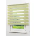Produktbild: Lysel Outlet Doppelrollo Solid mit Miniblende in Olivgrün, in der Größe 