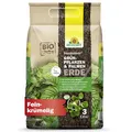 Produktbild: Neudorff NeudoHum Grünpflanzen und Palmenerde 3 Liter - Torffreie Bio Erde für Palmen - Monstera Erde ohne Torf fördert gesunde Zimmerpflanzen mit grünen Blättern - 100% vegan