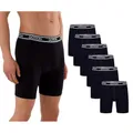 Produktbild: Qotton Langes Bein 6er Pack Baumwolle Schwarz Boxershorts Unterwäsche Herren S-XXL Männer Unterhosen (DE/NL/SE/PL, Alphanumerisch, L, Regular, Regular, Dunkelblau)