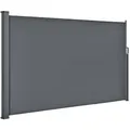 Produktbild: Juskys Seitenmarkise, Grau, Kunststoff, 300x160x300 cm, Sonnen- & Sichtschutz, Markisen