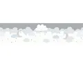 Produktbild: Bordüre selbstklebend 40374-4 Only Border Wolken grau 5 m x 15 cm