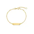 Produktbild: Amor Identarmband Damen Armschmuck, 14+2 cm, Gold, Kommt in Schmuck Geschenk Box, 2014470