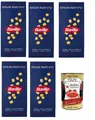 Produktbild: Barilla Ditalini Rigati N.47 Pasta 5 x 500 g – italienische Hartweizen-Nudeln für Suppen & Eintöpfe, al dente in 8 Min + Italian Gourmet polpa