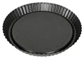 Produktbild: BURI Backform Tortenboden-Backform 28cm aus Schwarzblech Tarteform Obsttortenboden K