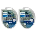 Produktbild: 2x Philips WhiteVision ultra DuoBox H7 + W5W 55W 12V Halogen Glühlampen