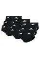 Produktbild: adidas Basic Brief Men Herren Unterhose Slip Unterwäsche 9er Pack, Farbe:Schwarz, Bekleidungsgröße:S