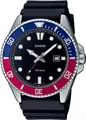Produktbild: Casio Uhr MDV-107-1A3VEF Taucheruhr Herren Blau Rot
