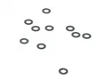 Produktbild: HPI Unterlagscheibe M3x6x0.5mm schwarz (10St) Z203 Unterlegscheibe Washer