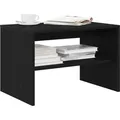 Produktbild: Vidaxl - Tv-schrank Schwarz Eichen-optik 60x40x40 Cm Holzwerkstoff