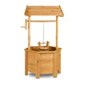 Produktbild: Dekobrunnen garten Holzbrunnen Deko Zierbrunnen Ziehbrunnen mit Eimer 3,9 kg