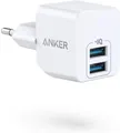 Produktbild: Anker PowerPort Mini Duales Wandladegerät USB-Ladegerät 2,5A iPhone iPad weiß