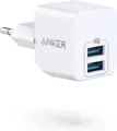 Produktbild: Anker PowerPort Mini Duales Wand-Ladegerät, Extrem kompaktes USB-Ladegerät, 2,5A