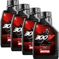 Produktbild: 4x 1L MOTUL 300V 5W40 ROAD RACING FACTORY LINE ESTER CORE 4T MOTORRAD MOTOR-ÖL