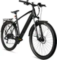 Produktbild: Bergsteiger Cannock 26 Zoll E-Bike mit 250 Watt Motor 36V 10.4Ah, StVZO-Vollausstattung, Hydraulikbremsen, Aluminium Ebike Mountainbike Herren & Damen, Farbdisplay, Shimano 24 Gang-Schaltung,