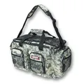 Produktbild: Robinson Angeltasche - Tackletasche mit Schaumpolsterung, Strapazierfähiges Reißfestes Material, Verstellbarer Tragegurt, Mehrere Außentaschen - Camo Voyager (XL (39L) - 61x24x37cm)