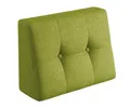 Produktbild: sunnypillow Palettenkissen für Gartenmöbel - Rückenkissen 60x40x20/10cm - Rückenpolster für Bett und Sofa - Palettenpolster für Palettenmöbel - Gesteppte Kissen mit Knöpfen - Rückenlehne Grün