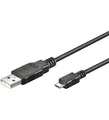 Produktbild: 0,15m USB 2.0 High Speed Kabel Verlängerung A Stecker zu micro USB B Stecker