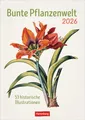 Produktbild: Bunte Pflanzenwelt Wochenplaner 2026 - 53 historische Illustrationen: 53 historische Tafeln zum Bestaunen in einem Wandkalender 2026 zum Eintragen. ... und Kunstbegeisterte (Wochenplaner Harenberg)