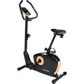 Produktbild: Christopeit Ergometer ET 3.1 – Holzlook, 32-stufige Magnetbremsung, LED Smart Control, Kinomap & Zwift kompatibel, Verstellbarer Sattel & Lenker,... - Schwarz