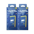 Produktbild: 2x VARTA Batterietester LCD 891 - für AA AAA Baby C Mono D 9V Block Knopfzellen