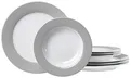 Produktbild: Ritzenhoff & Breker Tafelservice Doppio, 8-teilig, Porzellangeschirr, Grau