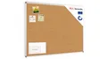 Produktbild: ALLboards Pinnwand mit Aluminiumrahmen 120x90cm, Korktafel Korkwand Pinnwand Kork