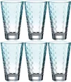 Produktbild: LEONARDO Longdrinkglas OPTIC, 6-tlg., Glas, 300 ml, 6-teilig