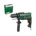 Produktbild: Bosch EasyImpact 600 Schlagbohrmaschine 600W grün/schwarz mit Zubehör